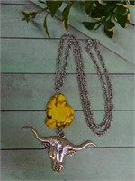 COW SKULL NECKLACE