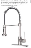 OWOFAN Kitchen Faucet with Pull Down Sprayer