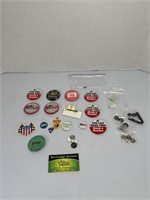 Assorted Buttons & Pins