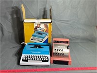 Marxwriter typewriter, Tom Thumb, cash register