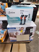 1LOT 2 ITEMS, SOTION LEG MASSAGER, HY-1129 AND