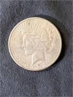 Peace 1923 S 90% Silver Dollar