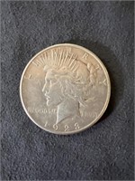 Peace 1923 S 90% Silver Dollar