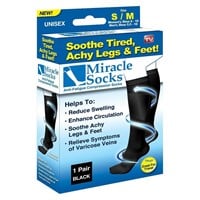 As Seen on TV Miracle Socks Anti-Fatigue Compressi