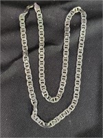 14k Gold Flat Mariner Necklace