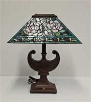 Tiffany Style Leaded Stained Glass Table Lamp