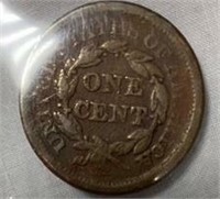 lot 1-1850 U.S. Large Cent