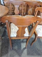 Vintage Empire Style Cherry Dining Chairs