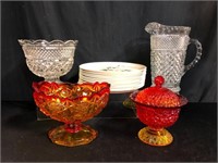 Vintage Amberina Glassware & More