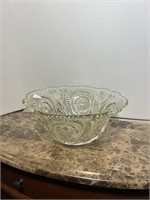 CLEAR CUT FLUTED BOWL 11 1/2" X 5 3/8"