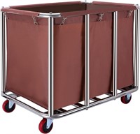 Commercial Laundry cart with Wheels, 400L Large