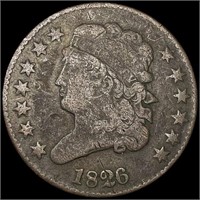 1826 Classic Head Half Cent NICELY CIRCULATED