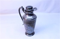 Antique Silverplate Carafe With Lid