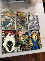 group of comic books