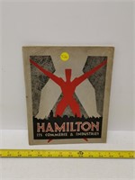 vintage Hamilton advertising book