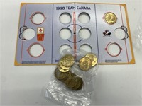 1998 Team Canada Hockey McDonald's Coin Set