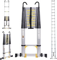 26.2FT Telescoping Ladder with Stabilizer Bar
