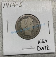 1914 S, Key date quarter