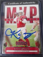 Signed 2020 Panini contenders football Kyler