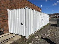 40 Ft. Storage Container-Outside by Baseball