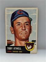 1953 Topps #23 Toby Atwell Chicago Cubs