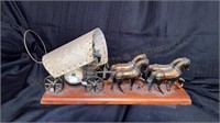 Covered Wagon Mantle Clock