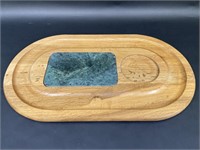 Wood and Marble Cheese Tray
