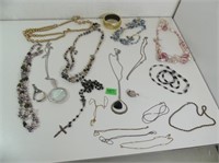 Qty of Various Necklace, Chains and more