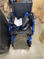 Blue streak wheelchair new