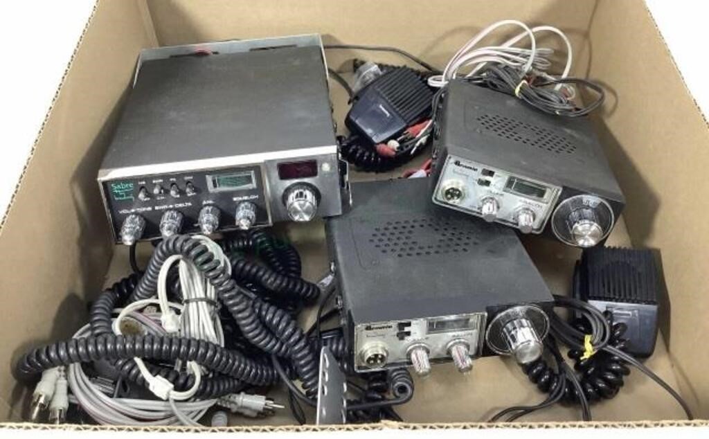 (3) Cb Radios, Browning Sabre, Brownie