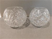 Crystal Rose Bowls