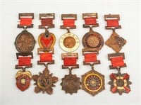 Ten Assorted Chinese Medals