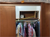 Closet Contents - Bed Coverings, Womens Clothing