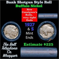 Buffalo Nickel Shotgun Roll in Old Bank Style 'Bel