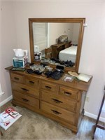 Dresser with Mirror (56" Wide)