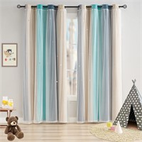 $203  Luvyohmee Ombre Curtains 52W x 63L