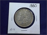1880 MORGAN SILVER DOLLAR (RAW COIN)