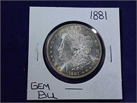 1881 MORGAN SILVER DOLLAR (RAW COIN)