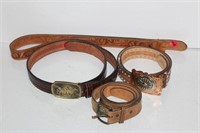 Western Belts (Lot of 4)