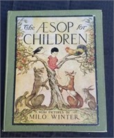 Rare Book "The Aesop for Children"