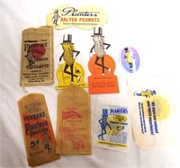 Mr. Peanut Advertising and Nut Bags