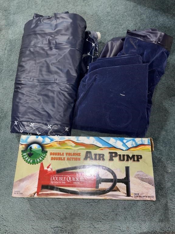 (2) AIR MATTRESSES - TWIN SIZED W/ AIR PUMP