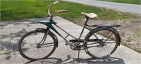 Vintage girls space liner Sears bicycle with