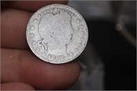 1892 Barber Silver Quarter