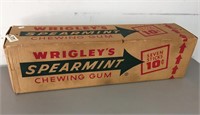 "Wrigley's Spearmint Chewing Gum" Advertising Box