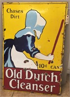 "Old Dutch Cleanser" Porcelain Sign