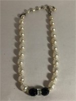 MIRIAM HASKELL SIGNED BAROGUE PEARL CHOKER STYLE A