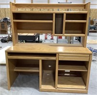 2 Pc wood desk-58 x 25 x 63