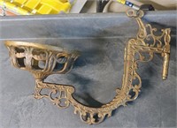 ANTIQUE OIL LAMP BRACKET