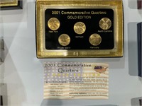 2001 gold edition commemorative quarters